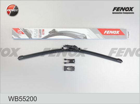 Fenox WB55200 - Щетка стеклоочистителя УНИВЕРСАЛЬНАЯ 550 мм (22) БЕСКАРКАСНАЯ (5 в 1) www.biturbo.by