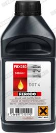 Ferodo FBX050 - Жидкость тормозная DOT 4 0.5л FERODO www.biturbo.by