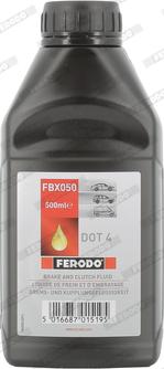 Ferodo FBX050 - Жидкость тормозная DOT 4 0.5л FERODO www.biturbo.by