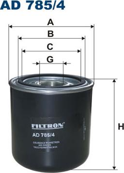 Filtron AD785/4 - Патрон осушителя воздуха, пневматическая система www.biturbo.by