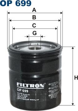 Filtron OP699 - Масляный фильтр www.biturbo.by
