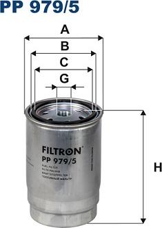 Filtron PP979/5 - Топливный фильтр www.biturbo.by