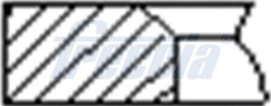 Freccia FR10-384300 - Комплект поршневых колец www.biturbo.by