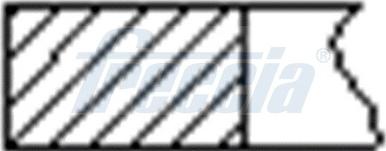Freccia FR10-504800 - Комплект поршневых колец www.biturbo.by