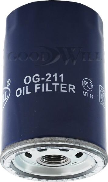 GoodWill OG 211 - Масляный фильтр www.biturbo.by