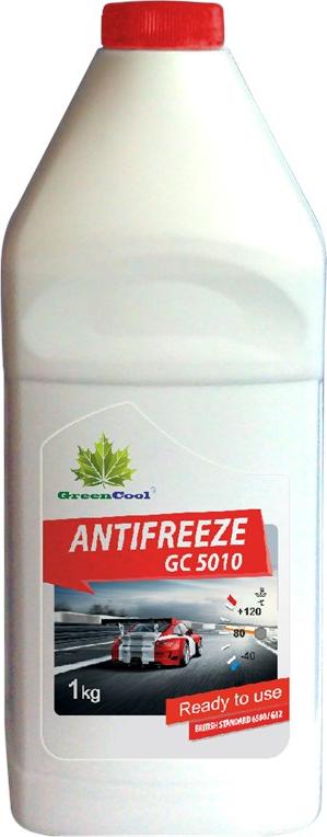 Greencool 702644 - GREENCOOL GС5010 1KG концентрат антифриз !702644 красный концентрат 1:1 -35°C G12\ улучшенный состав www.biturbo.by