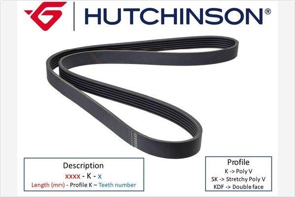 Hutchinson 1200 K 6 - Поликлиновой ремень www.biturbo.by