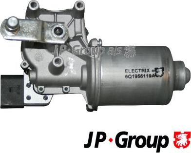 JP Group 1198201600 - Мотор стеклоочистителя лобового стекла / SKODA Fabia,VW Polo 01/00~ www.biturbo.by