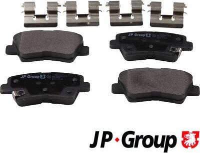 JP Group 3563701110 - Тормозные колодки, дисковые, комплект www.biturbo.by