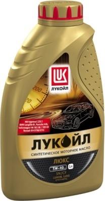 Lukoil 207464 - ЛУКОЙЛ Люкс 5W40 (1L) масло моторное! синт\API SN/CF, VW 502 00/505 00, MB 226.5/229.3, RN 0700/0710 www.biturbo.by