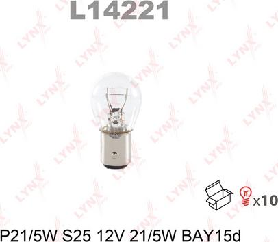LYNXauto L14221 - Лампа накаливания www.biturbo.by