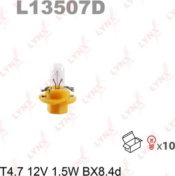 LYNXauto L13507D - Лампа накаливания, освещение щитка приборов www.biturbo.by