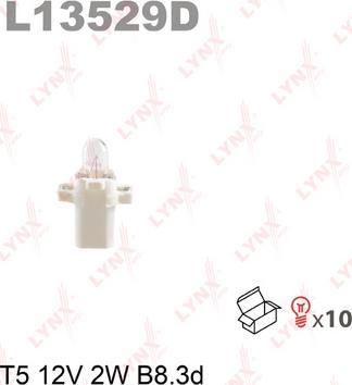 LYNXauto L13529D - Лампа накаливания, освещение щитка приборов www.biturbo.by