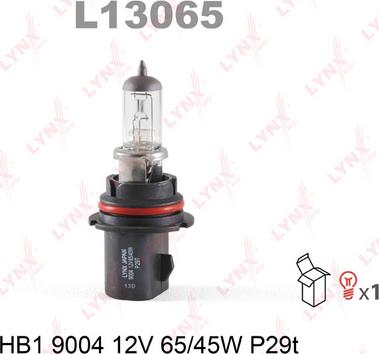 LYNXauto L13065 - Лампа накаливания, основная фара www.biturbo.by
