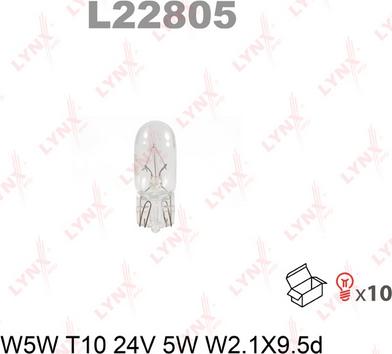 LYNXauto L22805 - Лампа накаливания www.biturbo.by