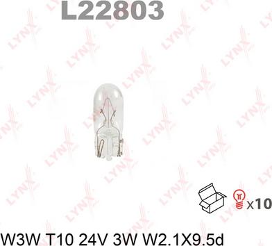 LYNXauto L22803 - Лампа накаливания www.biturbo.by