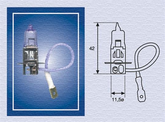 Magneti Marelli 002554100000 - Лампа накаливания, противотуманная фара www.biturbo.by