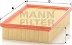 Mann-Filter C 28 100 - Воздушный фильтр, двигатель www.biturbo.by