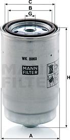 Mann-Filter WK 8060 Z - Топливный фильтр www.biturbo.by