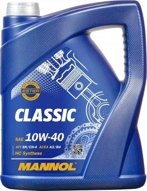 Mannol 2788 - Mannol 10W40 Classic 5L масло моторное!\ SN/CH-4 www.biturbo.by