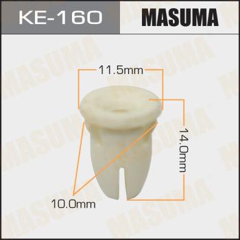 MASUMA KE-160 - Клипса автомобильная (автокрепеж) MASUMA 160-KE (уп.50) www.biturbo.by