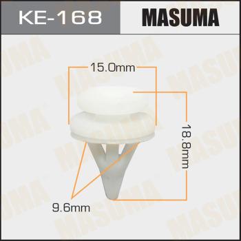 MASUMA KE-168 - Клипса автомобильная (автокрепеж) (упаковка 50 шт, цена за 1 шт) www.biturbo.by