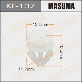 MASUMA KE-137 - KE-137 Клипса автомобильная (автокрепеж), Ограниченно годен, поштучно www.biturbo.by