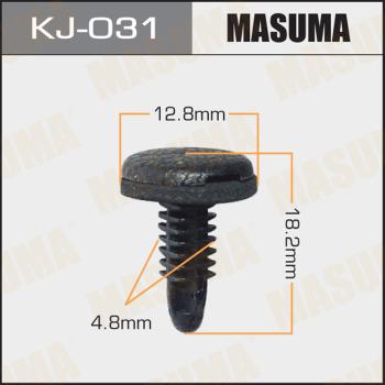 MASUMA KJ-031 - клипса автомобильная автокрепеж masuma 031 kj (уп 50) www.biturbo.by