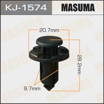 MASUMA KJ-1574 - Клипса автомобильная (автокрепеж) (упаковка 50 шт, цена за 1 шт) www.biturbo.by