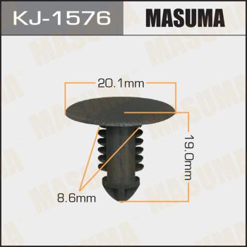 MASUMA KJ-1576 - Клипса автомобильная (автокрепеж) (упаковка 50 шт, цена за 1 шт) www.biturbo.by