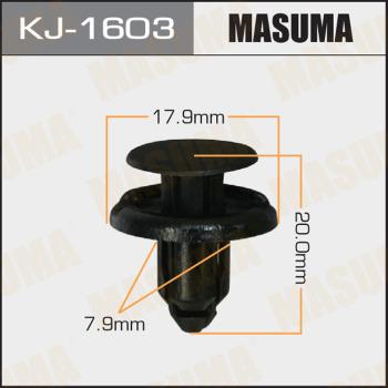 MASUMA KJ-1603 - Клипса автомобильная (автокрепеж) (упаковка 50 шт, цена за 1 шт) www.biturbo.by