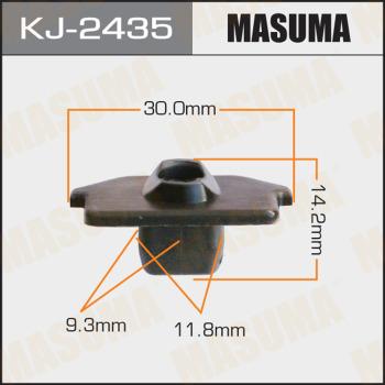 MASUMA KJ-2435 - Клипса автомобильная (автокрепеж) (упаковка 50 шт, цена за 1 шт) www.biturbo.by
