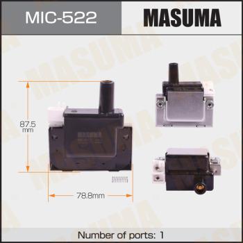 MASUMA MIC-522 - Катушка зажигания MASUMA, ACCORD, CIVIC / D15Z1, F18A3, F20A4 www.biturbo.by