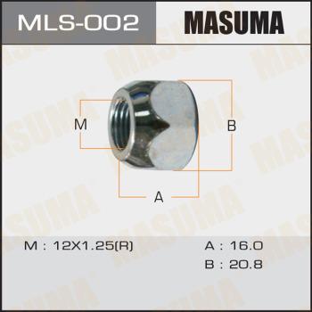 MASUMA MLS-002 - Гайка крепления колеса www.biturbo.by