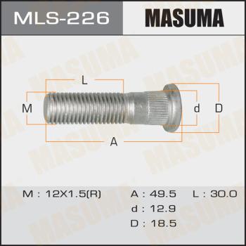 MASUMA MLS-226 - Шпилька ступицы колеса www.biturbo.by
