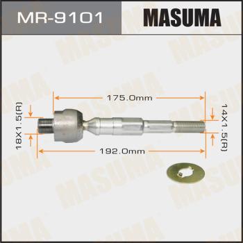 MASUMA MR9101 - Осевой шарнир, рулевая тяга www.biturbo.by