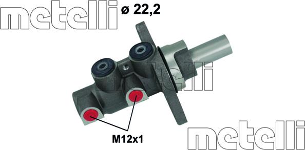 Metelli 05-1152 - Главный тормозной цилиндр www.biturbo.by