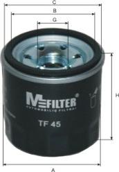 Mfilter TF 45 - Масляный фильтр www.biturbo.by