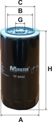 Mfilter TF 6502 - Масляный фильтр www.biturbo.by