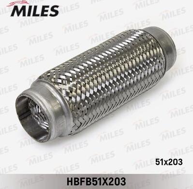 Miles HBFB51X203 - Гофрированная труба, выхлопная система www.biturbo.by