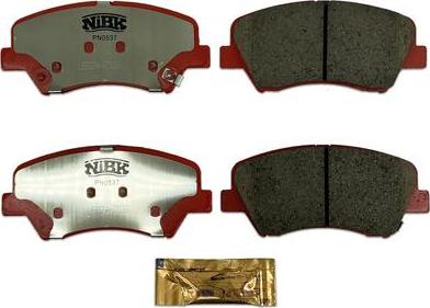 NiBK PN0537S - Комплект высокоэффективных тормозных колодок www.biturbo.by
