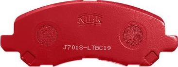NiBK PN3469S - Комплект высокоэффективных тормозных колодок www.biturbo.by