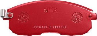NiBK PN2201S - Комплект высокоэффективных тормозных колодок www.biturbo.by