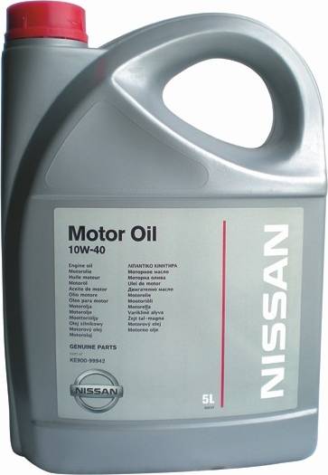NISSAN KE90099942R - Масло моторное полусинтетическое 5л - 10W40 MOTOR OIL SS A3/B4 www.biturbo.by