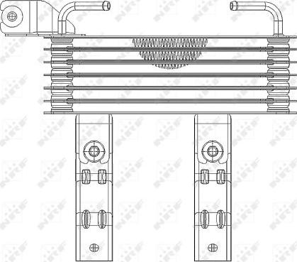 NRF 31165 - Масляный радиатор (с прокладками с сальником) HYUNDAI SANTA FE I 2.0-2.7 02.01-03.06 www.biturbo.by