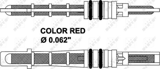 NRF 38208 - клапан кондиционера расширительный! Orifice Red\ Ford Mondeo 1.6-2.5 93-00 www.biturbo.by