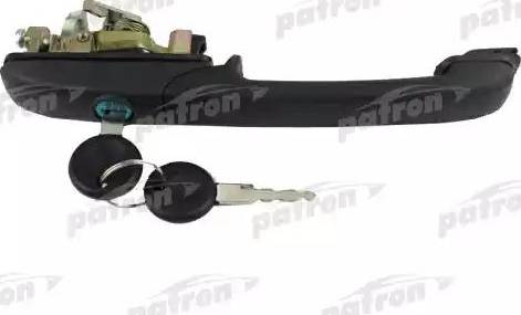 Patron P20-0010L - Ручка двери (с замком и ключом) передняя L VW PASSAT 1.8/1.9D/2.0 88-97 PATRON P200010L www.biturbo.by