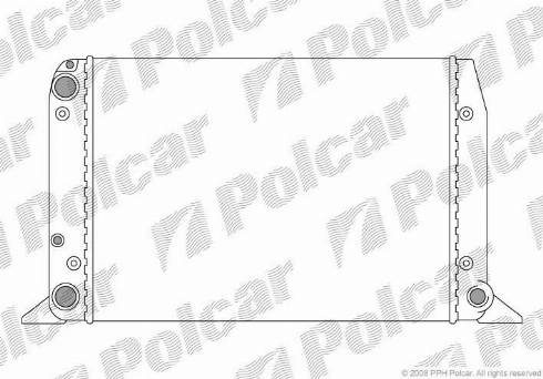 Polcar 130708-1 - Радиатор, охлаждение двигателя www.biturbo.by