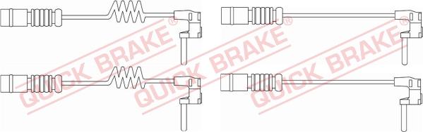 QUICK BRAKE WS 0301 A - Сигнализатор, износ тормозных колодок www.biturbo.by