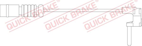 QUICK BRAKE WS 0212 A - Сигнализатор, износ тормозных колодок www.biturbo.by